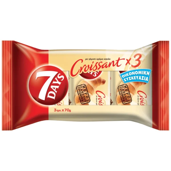 7Days Κρουασάν Κακάο 3X70gr