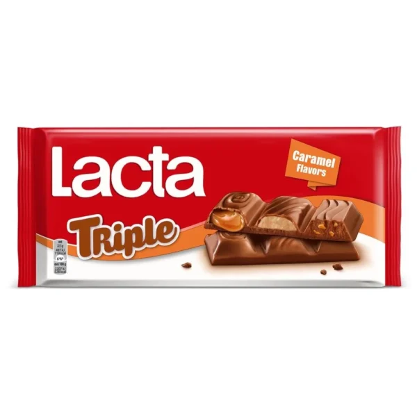 LACTA Triple Caramel Σοκολάτα 90gr