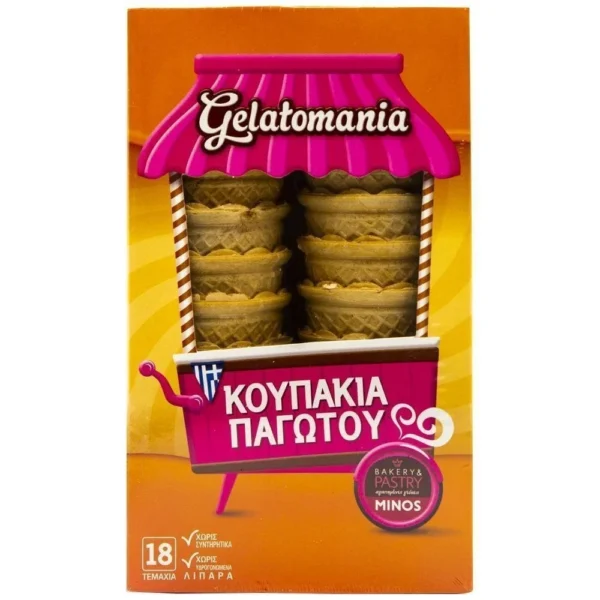 Gelatomania Χωνάκια Βάφλας 19τεμ