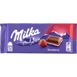 MILKA Σοκολάτα Φράουλα 100gr