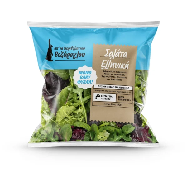 Σαλάτα Ελληνική baby Leaf 100gr