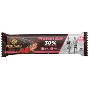 NUTRI VALLEY Μπάρα Πρωτεϊνης Φράουλα 80γρ