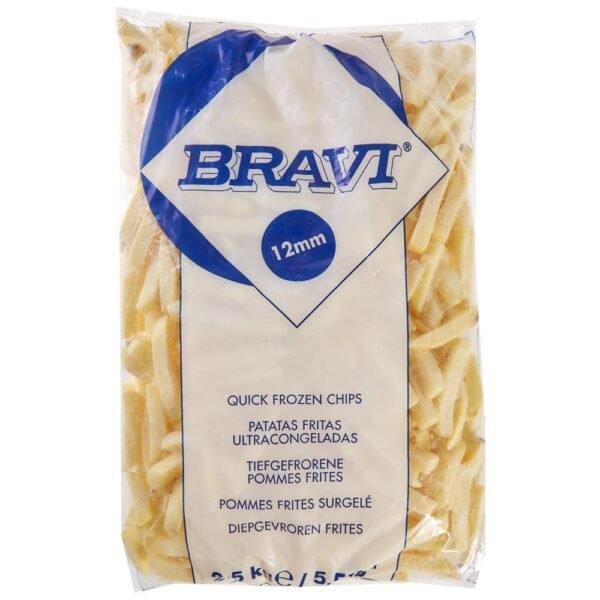Bravi Πατάτα Προτηγανισμένη Κατεψυγμένη 12mm 4/2 2,5Kg