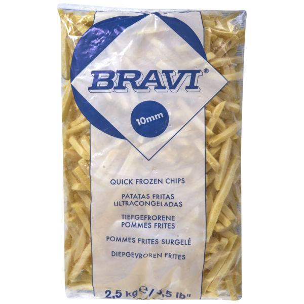 Bravi Πατάτα Προτηγανισμένη Κατεψυγμένη 10mm 2,5Kg