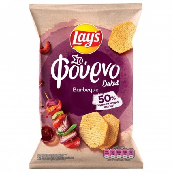 Lays Chips Πατατάκια Στο Φούρνο Barbeque 105γρ