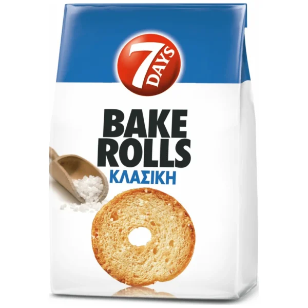 7DAYS Bake Rolls Παξιμαδάκια Κλασική 150gr