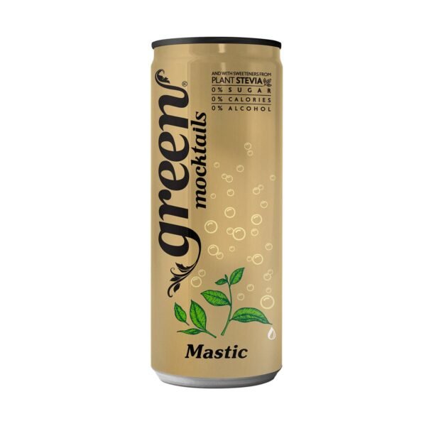 GREEN Mocktails Αναψυκτικό Mastic με Στέβια Χωρ ζάχαρη 330ml