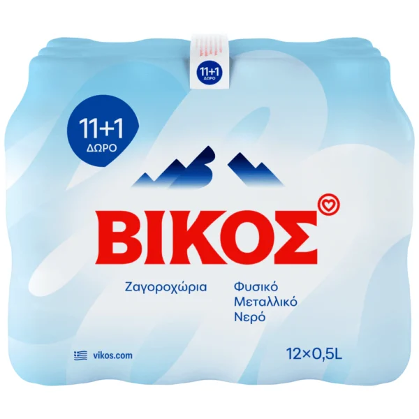 ΒΙΚΟΣ Νερό Φυσικό Μεταλλικό 12x500ml