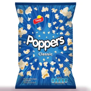 Tasty Snacks Poppers Pop Corn Κλασική Γεύση 86γρ