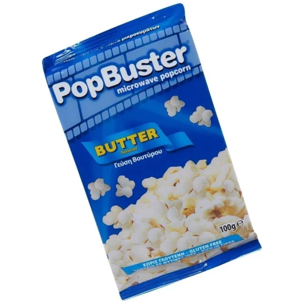 ΡΟΡ BUSTER Ποπ Κορν Μικροκυμάτων με Βούτυρο 100γρ