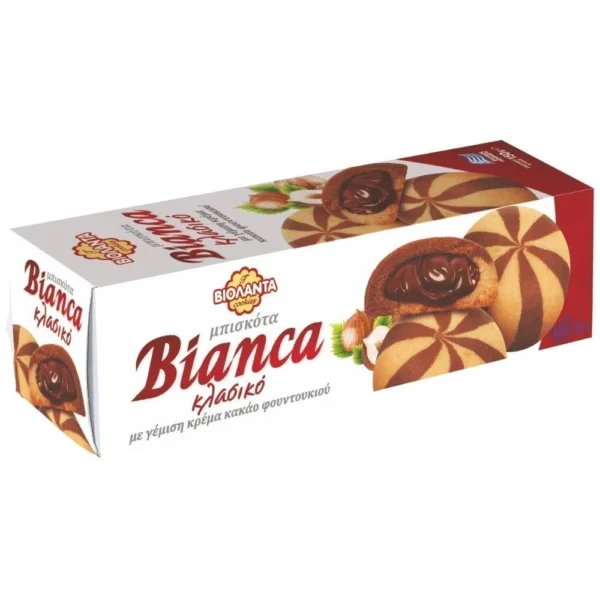 ΒΙΟΛΑΝΤΑ Bianca Μπισκότα Γεμιστά με Κρέμα Κακάο 150γρ