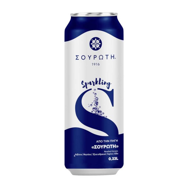 ΣΟΥΡΩΤΗ Νερό Ανθρακούχο Κουτί 330ml