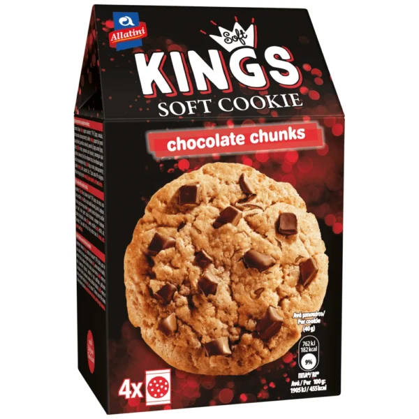 ΑΛΛΑΤΙΝΗ Soft Kings Μπισκότα Chocolate Chunks 160gr