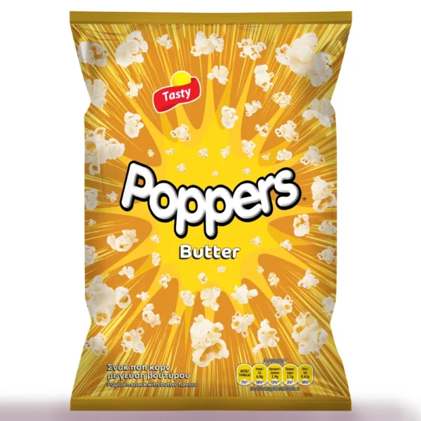Tasty Poppers Pop Corn Butter 86γρ