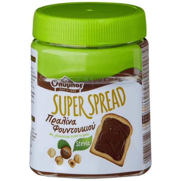 ΟΛΥΜΠΟΣ Super Spread Άλειμμα Πραλίνα με Στέβια 350gr