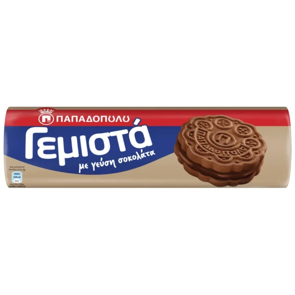 ΠΑΠΑΔΟΠΟΥΛΟΥ Γεμιστά Μπισκότα με Γεύση Σοκολάτα 200gr