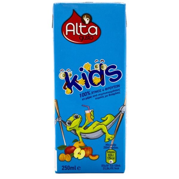 ALTA Παιδικός Χυμός 4 Φρούτων 250ml