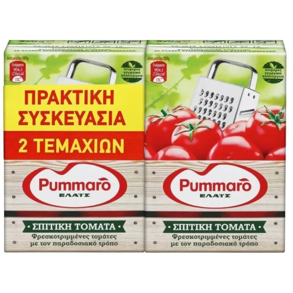 PUMMARO Σπιτική Ντομάτα Στον Τρίφτη 2Χ370gr