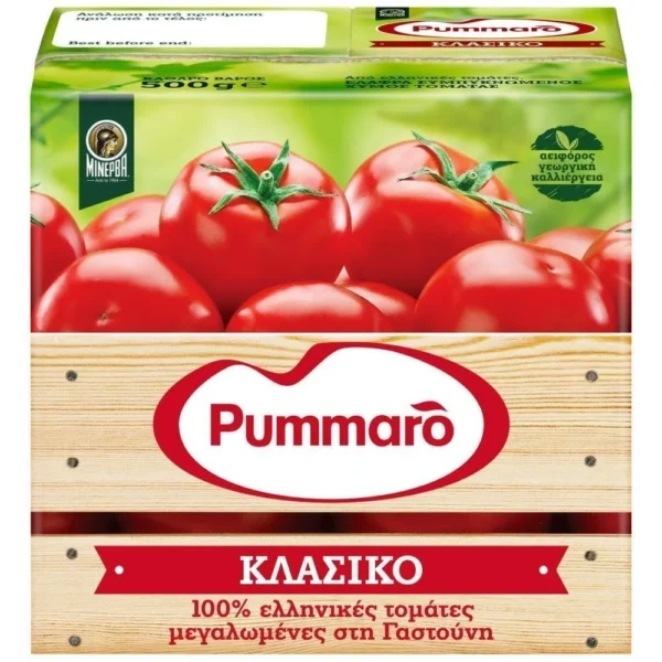 PUMMARO Ντομάτα Πασσάτα Κλασικό Χάρτινο 500gr