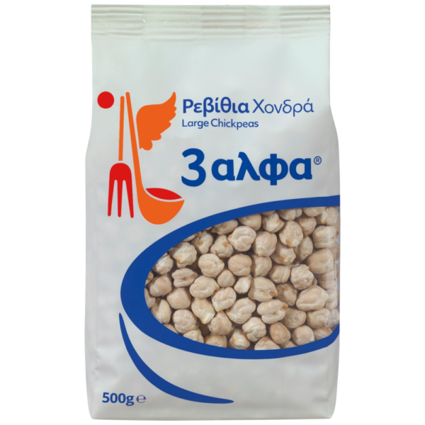 3ΑΛΦΑ Ρεβύθια Χοντρά 500gr