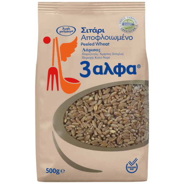 3ΑΛΦΑ Σίτος Αποφλοιωμένος 500gr