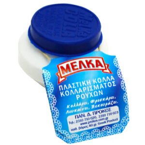 ΜΕΛΚΑ Πλαστική Κόλλα Κολλαρίσματος Ρούχων Υγρή 50gr