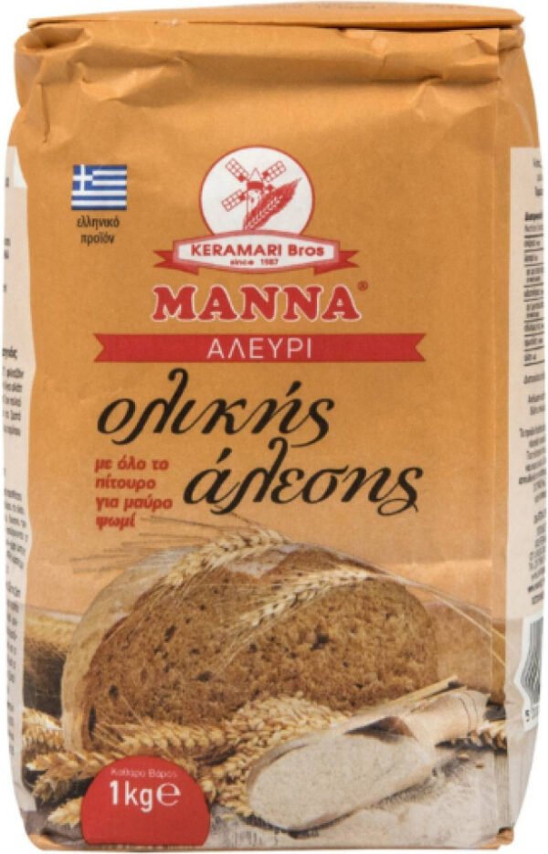ΑΦΟΙ ΚΕΡΑΜΑΡΗ Μάννα Αλεύρι Ολικής Άλεσης 1kg