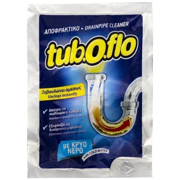 TUBOFLO Αποφρακτικό Σκόνη Κρύο Νερό 100gr