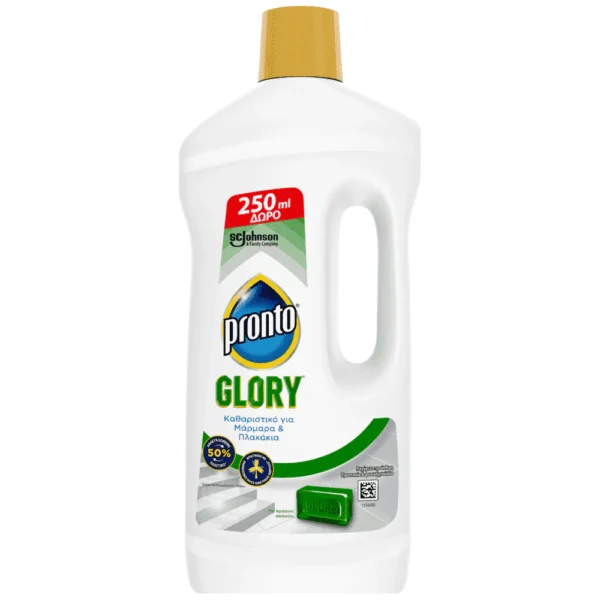 PRONTO Glory Καθ/κό Υγρό Μάρμαρα & Πλακάκια με Πράσινο Σαπ. 1L