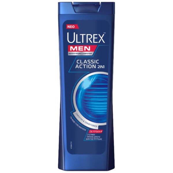 ULTREX Men Σαμπουάν Deep Clean Κατά Της Πιτυρίδας 360ml