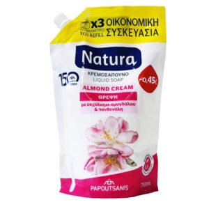 PAPOUTSANIS Natura Κρεμοσ/νο Αμύγδαλο Πανθενόλη Ανταλ 750ml