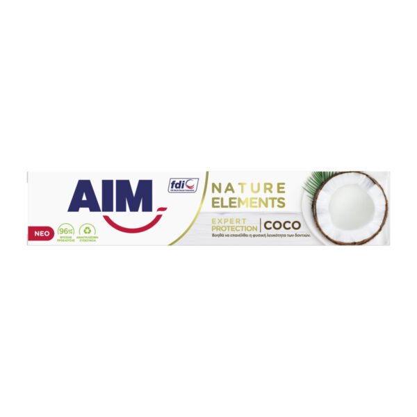 AIM Nature Elements Coco White Οδοντόκρεμα 75ml