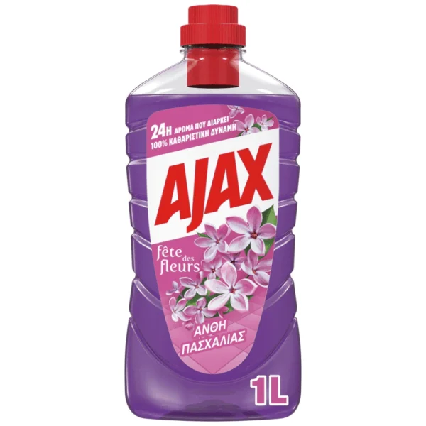 AJAX Γιορτή Λουλουδιών Καθ/κό Υγρό Γεν. Χρ. Άνθη Πασχαλιά 1L