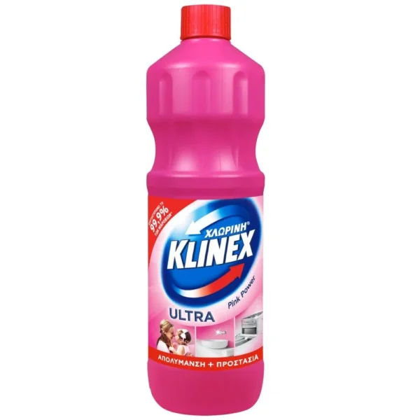 KLINEX Ultra Παχύρευστη Χλωρίνη Pink Power 1250ml
