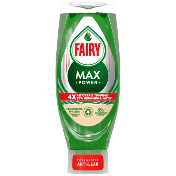 FAIRY MAX Power Απορρυπαντικό Πιάτων Υγρό 660ml