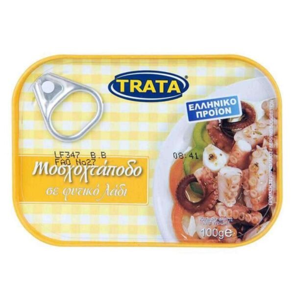 TRATA Μοσχοχτάποδο Σε Φυτικό Λάδι 100gr