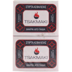 TSAKMAKI Σπίρτα 40τεμ