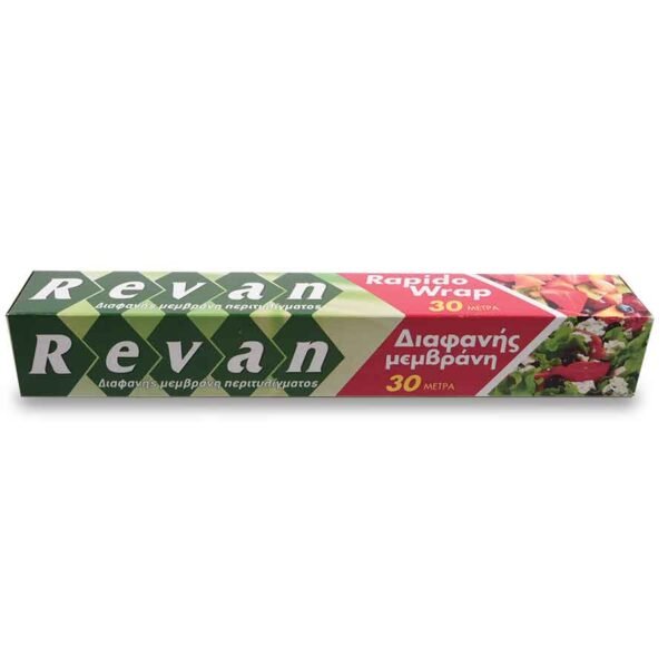 REVAN Διαφανής Μεμβράνη Περιτυλίγματος 30Μ