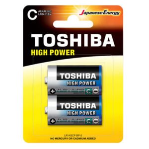 TOSHIBA Μπαταρίες Αλκαλικές C 2τεμ