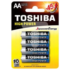 TOSHIBA Μπαταρίες Αλκαλικές AA 4τεμ